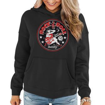 Rockabilly Style Pin Up Girl Retro 50S Sock Hop Pinup Women Hoodie - Monsterry