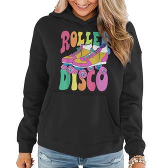 Roller Skate Retro 70S Derby Skater Girl Roller Disco Women Hoodie - Monsterry UK