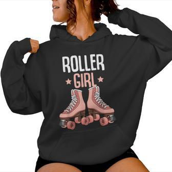 Roller Skates Roller Girl Roller Skates Roller Skates Girls Kapuzenpullover für Damen - Geschenkecke