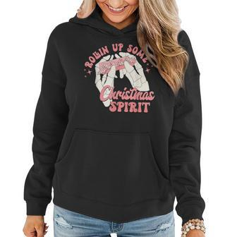 Rolling Up Some Christmas Spirit Xmas Tree Cakes Mens Women Hoodie | Mazezy