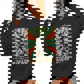 Rugby Nana Grandma Of Rugby Sport Lover Retro Women Hoodie - Thegiftio UK