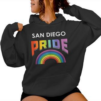 San Diego Lgbt Pride 2020 Rainbow Women Hoodie - Monsterry UK