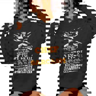 Sarcastic Chef Cooks T Great For The Chef Women Hoodie - Thegiftio UK