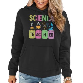 Science Teacher Periodic Table Elements Graphic Women Hoodie - Monsterry UK