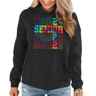 Senior Graduation Girl Class Of 2022 Senior Tie Dye Women Hoodie - Monsterry CA