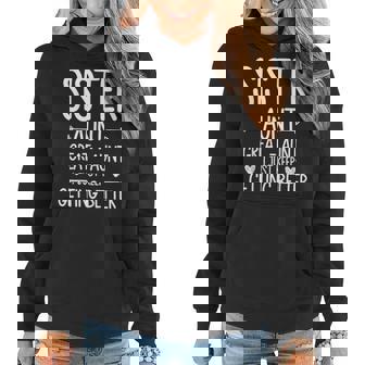 Sister Aunt Great Aunt I Just Keep Getting Better New Auntie Women Hoodie - Monsterry