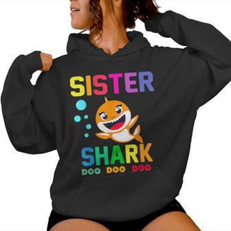 Sister Of The Shark Birthday Family Matching Birthday Women Hoodie - Monsterry UK