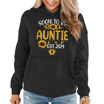Soon To Be Auntie 2024 Mother's Day For New Auntie Women Hoodie - Monsterry