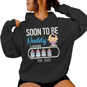 Soon To Be Daddy 2025 Girl Gender Reveal Party Dad Father Women Hoodie - Monsterry