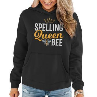 Spelling Bee Queen School Competition Girl Spelling Bee Women Hoodie - Monsterry DE