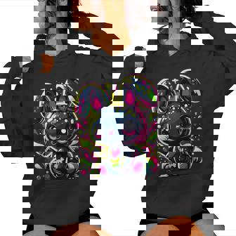 Splash Kawaii Conejito Gótico E-Girl Grunge Conejito Gótico Sudadera con capucha para mujer - Regaloses