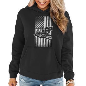 Sprint Car Racing Race Track Racer Women Hoodie - Monsterry AU