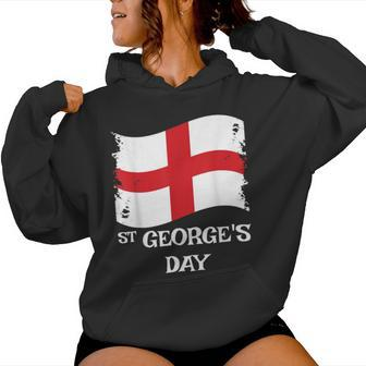 St George’S Day For Patriotic Man And Child Women Hoodie - Thegiftio UK