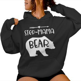 Step Mama Bear For Step Mom Step Mother Women Hoodie - Monsterry AU