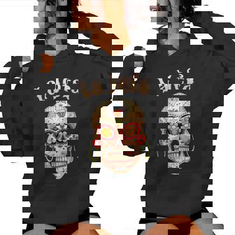 Sugar Skull La Jefa Girls Dia De Los Muertos Sudadera con capucha para mujer - Regaloses