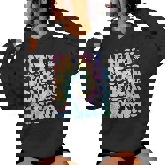 In My Summer Break Era Teacher Summer Break Vacation Groovy Women Hoodie | Mazezy