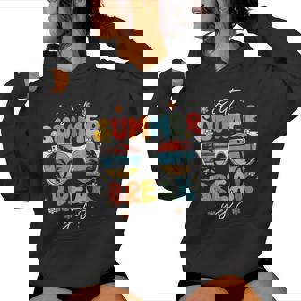 Is It Summer Break Yet Teacher Last Day Of School Groovy Women Hoodie | Mazezy