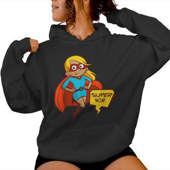 Super Mom Día De La Madre Sudadera con capucha para mujer - Regaloses