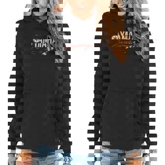 Sweat à capuche femme Yamaha Racing, Design Course Moto Noir pour Fans - Cadeauxyz
