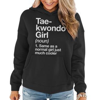 Taekwondo Girl Definition & Sassy Sports Martial Arts Women Hoodie - Monsterry AU