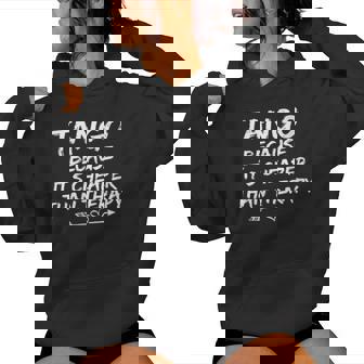 Tango Diciendo Pareja De Baile Diseño Bailarines De Tango Cuello Sudadera con capucha para mujer - Regaloses