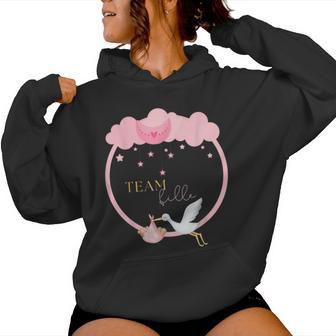 Team Fille Pour Future Maman Gender Reveal Sweat à capuche femme - Cadeauxyz