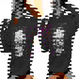 Tête De Mort Moustache Barbu Colorée Homme Enfant Sweat à capuche femme - Cadeauxyz