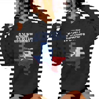 Texas Connaissez-Vous Ce Continent Texas State Flag Graphic Sweat à capuche femme - Cadeauxyz