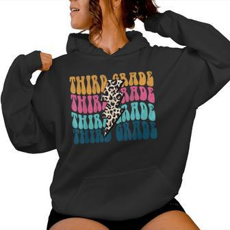 Third Grade Happy First Day Of School 3Rd Grade Back To Women Hoodie - Monsterry UK