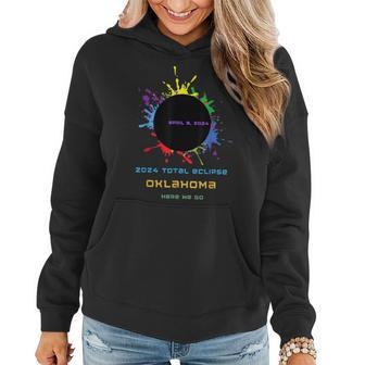 Total Solar Eclipse 2024 Oklahoma Family Matching Women Hoodie - Monsterry UK
