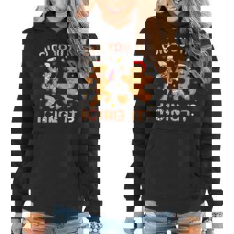 Did You Try Icing It Retro Christmas Gingerbread Nurse Squad Women Hoodie - Monsterry
