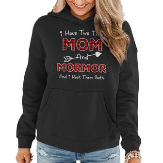 I Have Two Titles Mom And Mormor Palid Mother's Day Women Hoodie - Monsterry