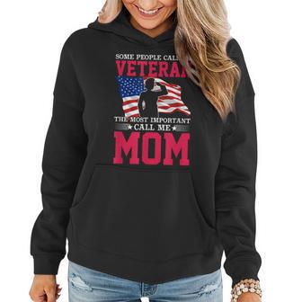 Veteran Mom Usa Veterans Day Us Army Veteran Mother's Day Women Hoodie - Monsterry DE