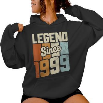 Vintage 1999 25 Birthday Decorations 25Th Birthday Women Hoodie - Thegiftio UK