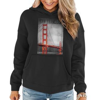 Vintage San Fransico Golden Gate Bridge Men Women Hoodie - Monsterry