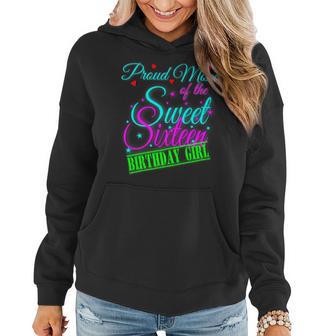 Vintage Sweet 16 Girl N Birthday 2005 Sixnth Mom Women Hoodie - Monsterry CA