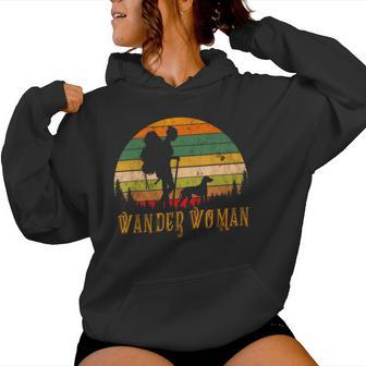 Vintage Wander Hiking T For Hiker Women Hoodie - Thegiftio UK