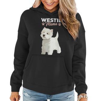 West Highland White Terrier Mama Dog Westie Mom Girls Women Hoodie - Monsterry