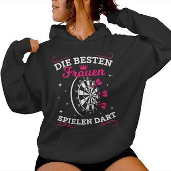 Women's Dart Saying Besten Dart Player Kapuzenpullover für Damen - Geschenkecke