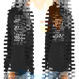 Wonder Why Christmas Missed Us Women Hoodie - Monsterry