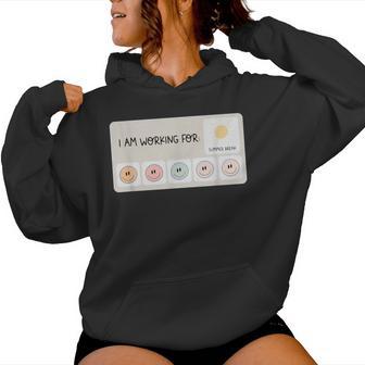 I Am Working For Summer Break Teacher Last Day Of School Women Hoodie - Seseable