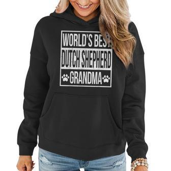 World's Best Dutch Shepherd Grandma Women Hoodie - Monsterry
