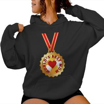 World's Best Mom Gold Medal Mother's Day Women Hoodie - Monsterry CA