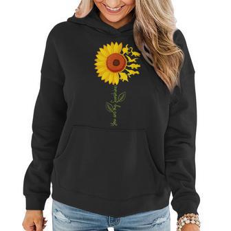 You're My Sunshine Sunflower Dinosaur T-Rex Dino Lovers Women Hoodie - Monsterry