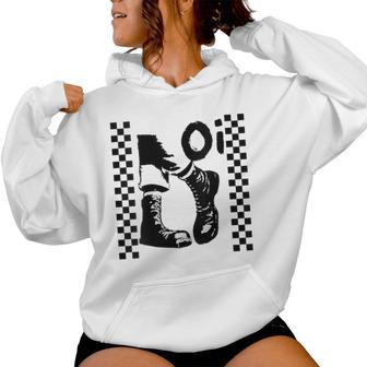2 Tone Ska Clothing For Oi Skankin Boots Women Hoodie - Thegiftio UK