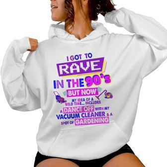 90S Ideas For Rave Outfit & 90S Festival Costume Women Hoodie - Thegiftio UK
