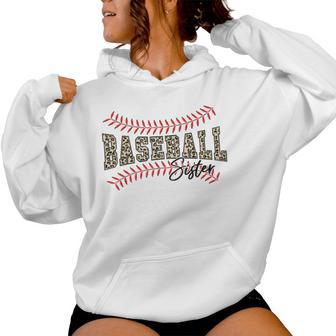 Baseball Sister Baseball For Sister Girls Women Hoodie - Monsterry