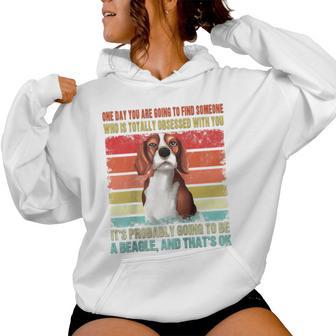 Beagle-Hund Mutter Papa Beagle Hundebesitzer Geschenke Für Frauen Männer Kinder Raglan Kapuzenpullover für Damen - Geschenkecke