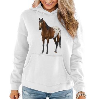 Beautiful Brown Bay Appaloosa Horse Lover Women Hoodie - Monsterry