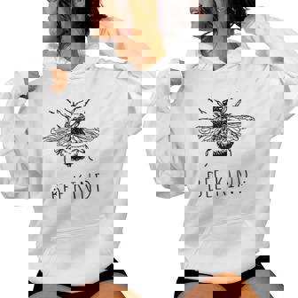 Bee Kind Chica Feminista Abejas Naturaleza Amante De La N Sudadera con capucha para mujer - Regaloses